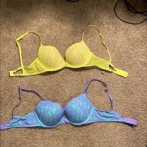 Victoria Secret push up bras